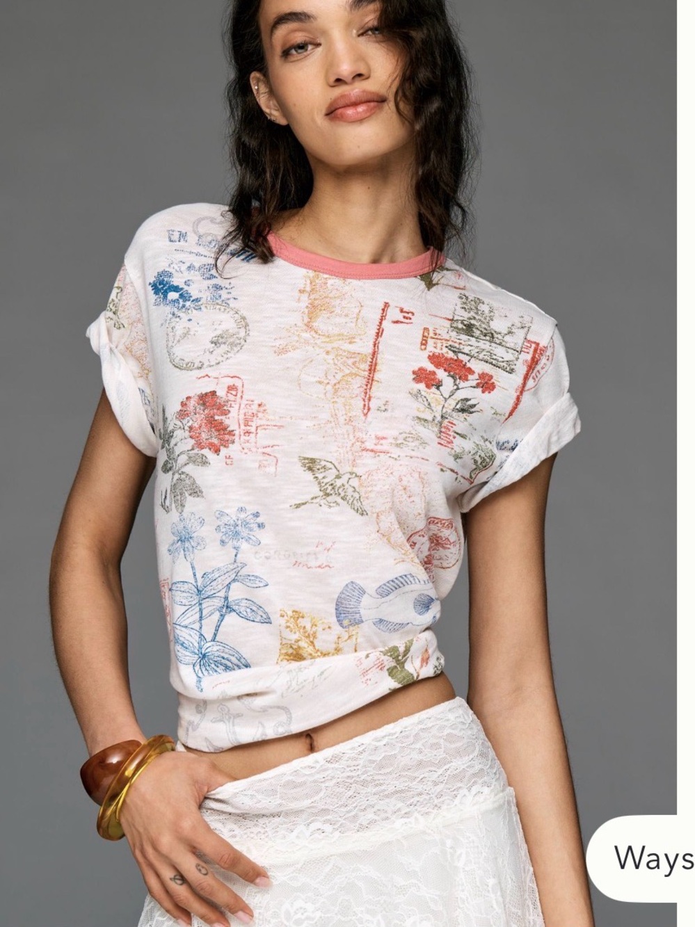Pilcro Short-Sleeve Graphic Tee